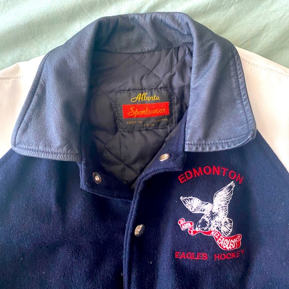 Vintage Hockey Varsity Jacket - Picture 3 of 4